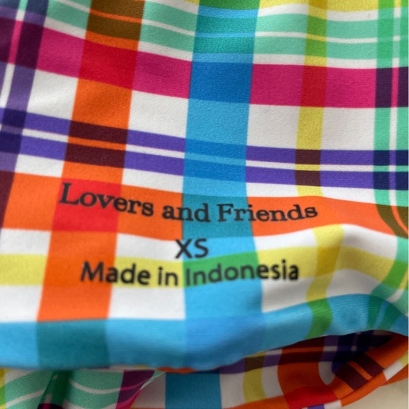LOVERS AND FRIENDS -- Spunky Plaid Bikini Set - Picture 4 of 4